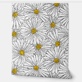 Elegant bloemenbehang - levendige bloempatronen behang