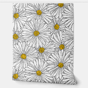 Elegant bloemenbehang - levendige bloempatronen behang