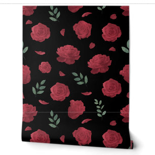 Elegant bloemenbehang - levendige bloempatronen behang