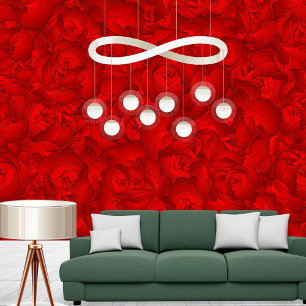Elegant bloemenbehang - levendige bloempatronen behang