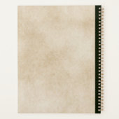 Elegant  Bloemenbibliotheek Boek Hoesje Bruiloft Planner (Achterkant)