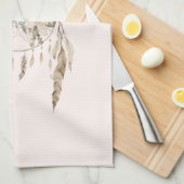 Elegant Bloemenboeket met Dreamcatcher Theedoek (Quarter Fold)