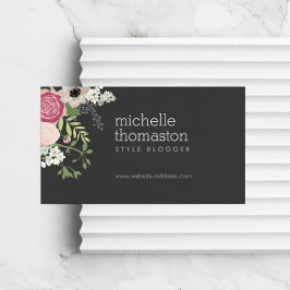 Elegant Bloemenboeket Stylist, Blogger, Designer Visitekaartje