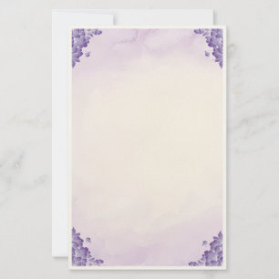 Elegant bloemenbriefpapier briefpapier