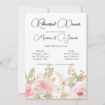 Elegant bloemenbruiloft repetitie diner