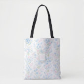 Elegant Bloemend Mozaïek Tote Bag (Voorkant)