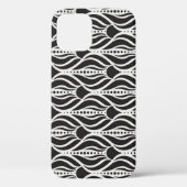 Elegant bloemendamast, naadloos art nouveau-patroo Case-Mate iPhone case (Achterkant)