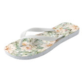 elegant bloemendesign teenslippers (Schuin)
