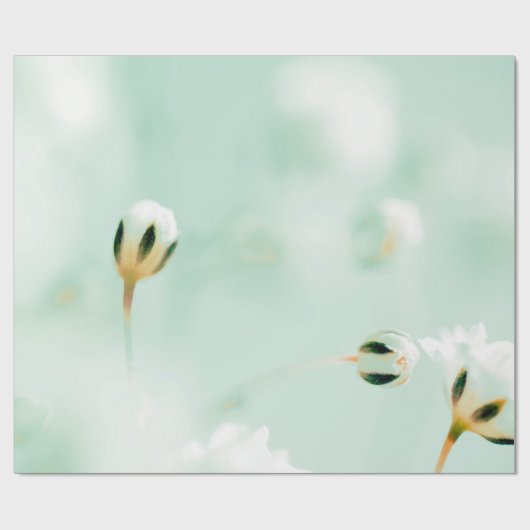 Elegant Bloemendruk Inpakpapier (Vlak)