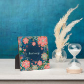 Elegant bloemenhart grillig EEN WOORD Fotoplaat (Insitu)