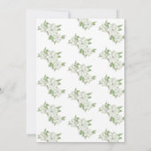 Elegant Bloemenhuis Sweet Home House Warming Kaart (Achterkant)