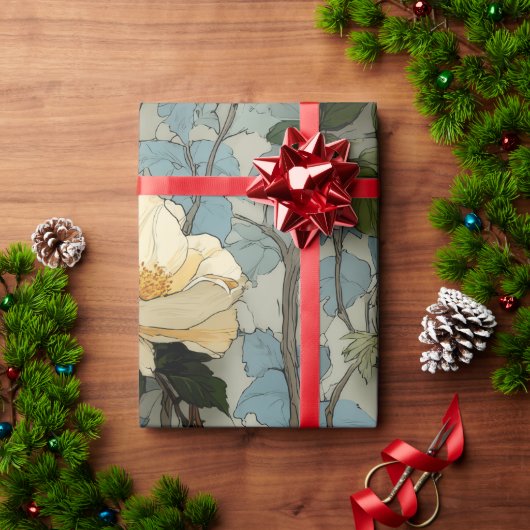 Elegant  bloemeninpakpapier | botanisch cadeaupapier (Feestdagen Geschenken)