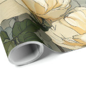 Elegant  bloemeninpakpapier | botanisch cadeaupapier (Rol Hoek)