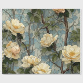 Elegant  bloemeninpakpapier | botanisch cadeaupapier (Vlak)