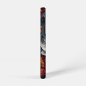 Elegant bloemenontwerp met kleurrijke bloemen samsung galaxy hoesje (Rechterkant)