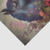 Elegant bloemenpaard tissuepapier (Detail)