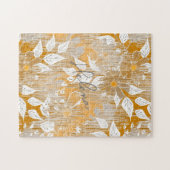 Elegant bloemenpatroon. legpuzzel (Horizontaal)