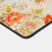 Elegant  Bloemenpatroon ontwerp Bureaumat (Hoek)