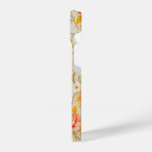 Elegant Bloemenpatroon ontwerp iPhone Hoesje (Linkerkant)