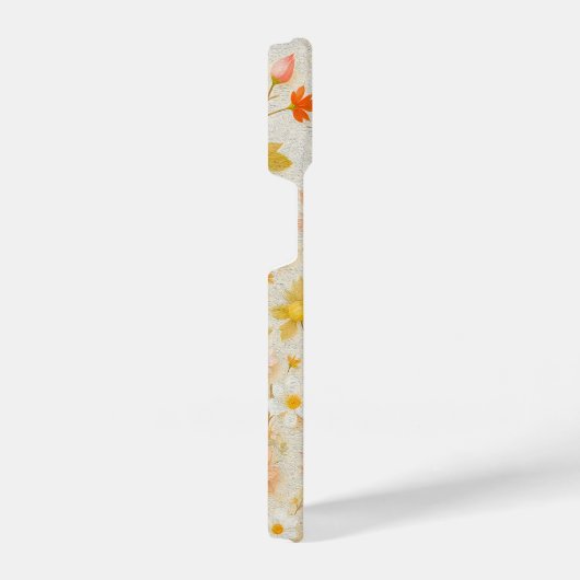 Elegant Bloemenpatroon ontwerp iPhone Hoesje (Rechterkant)