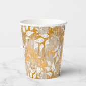 Elegant bloemenpatroon. papieren bekers (Achterkant)