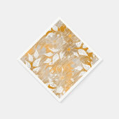 Elegant bloemenpatroon. servet (Hoek)