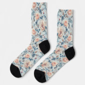 Elegant bloemenpatroon. sokken (Links)