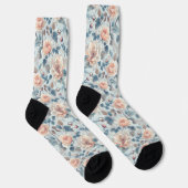 Elegant bloemenpatroon. sokken (Rechts)