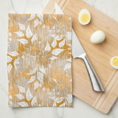 Elegant bloemenpatroon. theedoek (Quarter Fold)
