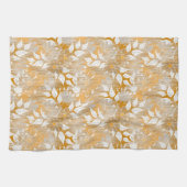 Elegant bloemenpatroon. theedoek (Horizontaal)