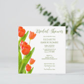 Elegant bloemenplein Vrijgezellenfeest Kaart (Staand voorkant)