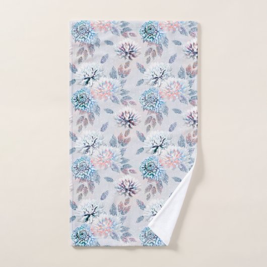 Elegant bloemenretro patroon. bad handdoek (Handdoek)