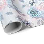 Elegant bloemenretro patroon. cadeaupapier (Rol Hoek)