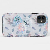 Elegant bloemenretro patroon. Case-Mate iPhone case (Achterkant (horizontaal))