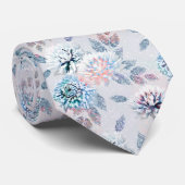 Elegant bloemenretro patroon. stropdas (Opgerold)