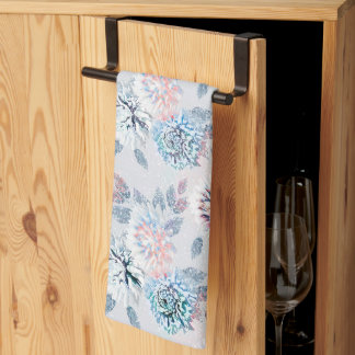 Elegant bloemenretro patroon. theedoek