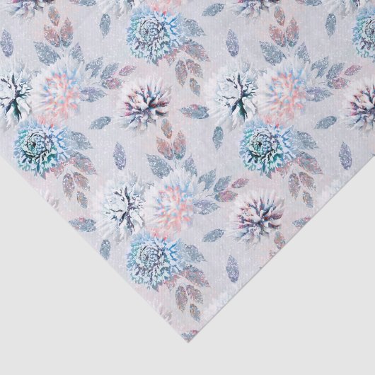 Elegant bloemenretro patroon. tissuepapier (Detail)