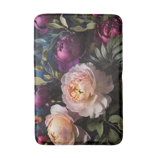 Elegant  bloemenschilderij badmat (Voorkant Verticaal)