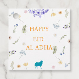 Elegant Bloemensier voor Eid al-Adha  Bedankjes Labels