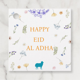 Elegant Bloemensier voor Eid al-Adha  Bedankjes Labels