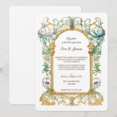 Elegant Bloemenslingerwerk Bloemisterij Konings Ko Kaart (Voorkant / Achterkant)