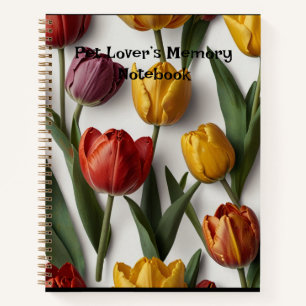 elegant bloemenspiraalnotitieboek notitieboek