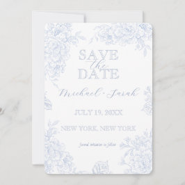 Elegant Bloementoilet met Fotomat Save The Date
