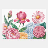 Elegant bloementuin inpakpapier (Voorkant 2)