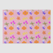 Elegant bloemenweefselpapier – met de hand getrokk tissuepapier (Voorkant)