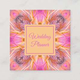 Elegant bloemig Abstract Vierkante Visitekaartje