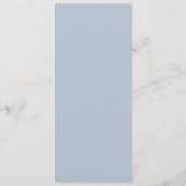 Elegant bloemig  blad botanisch menu (Achterkant)