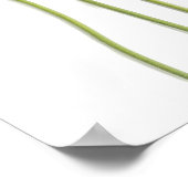 Elegant Bloemig Bruilofts Welkomstbord met Script Poster (Hoek)