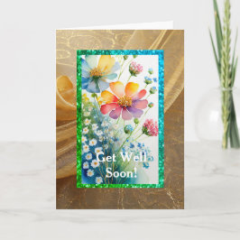 Elegant bloemig goed, 5" x 7" Kaart