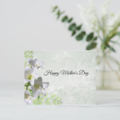 Elegant,Bloemig,Lelie Briefkaart (Staand voorkant)